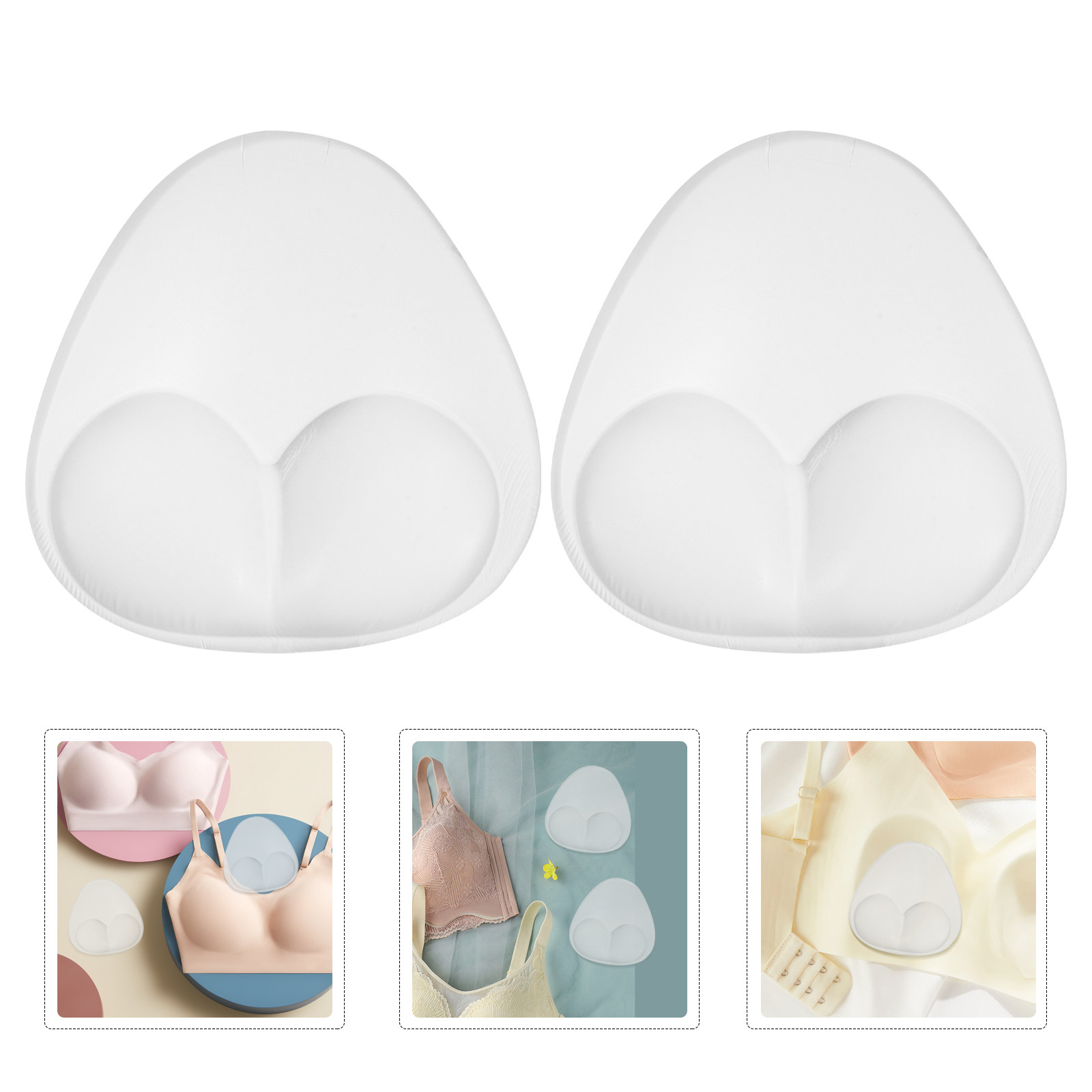 1Pair Invisible Silicone Bra P - đánh giá và giá Push Up Bra Padded