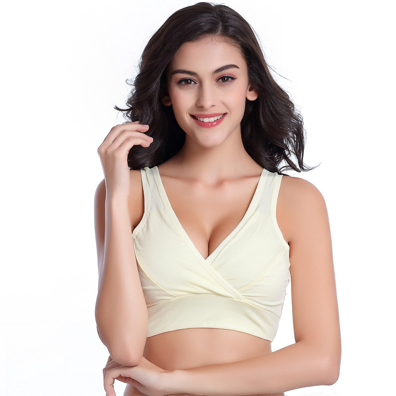 Maternity Plain Color Tank Wir - đánh giá và giá Nursing Bra Sleep