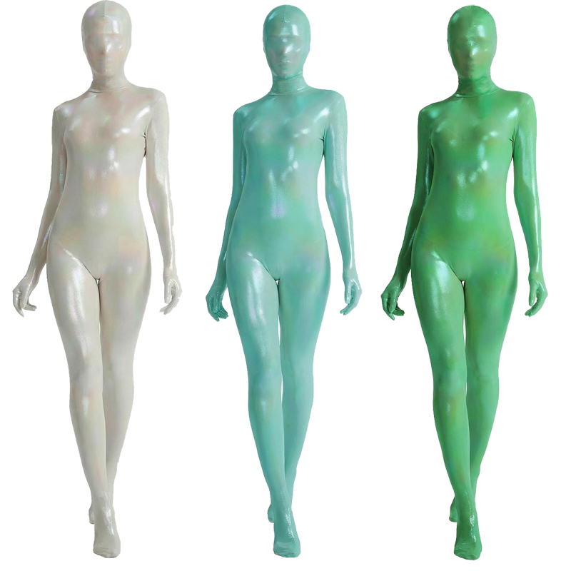 Women Shiny Gradient Zentai Bo - đánh giá và giá Shapewear Bodysuit Firm